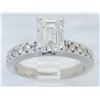Image 1 : GIA Cert 1.52 ctw Diamond Ring - 14KT White Gold