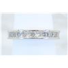 Image 7 : 0.50 ctw Certified Celebration Diamond Band - 18KT White Gold