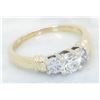 Image 3 : 1.07 ctw Diamond Ring - 14KT Yellow Gold