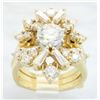 Image 4 : 1.63 ctw Diamond Ring - 14KT Yellow Gold