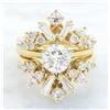 Image 5 : 1.63 ctw Diamond Ring - 14KT Yellow Gold
