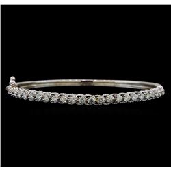 14KT White Gold 1.63 ctw Diamond Bracelet