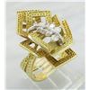 Image 3 : 0.35 ctw Diamond Ring - 18KT Yellow Gold