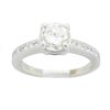 Image 1 : 1.05 ctw Diamond Ring - 18KT White Gold