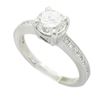 Image 2 : 1.05 ctw Diamond Ring - 18KT White Gold