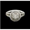 Image 2 : 1.18 ctw Diamond Ring - 14KT White Gold