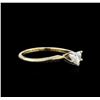 Image 1 : 0.27 ctw Diamond Solitaire Ring - 14KT Yellow Gold