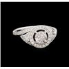 Image 1 : 1.71 ctw Diamond Ring - 18KT White Gold