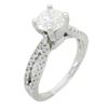 Image 3 : 1.29 ctw Certified Diamond Ring - 14KT White Gold