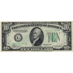 1934-A $10 Choice Circulated Federal Reserve Note