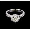 Image 2 : 1.22 ctw Diamond Ring - 14KT White Gold