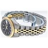 Image 7 : Rolex Two-Tone Black Tapestry Index Jubilee Band DateJust Ladies Watch