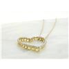 Image 3 : 0.50 ctw Diamond Pendant With Chain - 14KT Yellow Gold