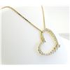 Image 5 : 0.50 ctw Diamond Pendant With Chain - 14KT Yellow Gold