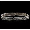 Image 1 : 0.95 ctw Diamond Bracelet - 14KT White Gold