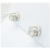 Image 2 : 0.90 ctw Diamond Stud Earrings - 14KT White Gold