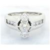 Image 1 : 1.14 ctw Diamond Ring - 14KT White Gold
