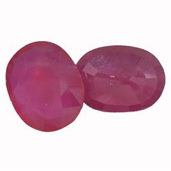 10.1 ctw Oval Mixed Ruby Parcel