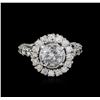 Image 2 : 3.99 ctw Diamond Ring - 18KT White Gold