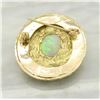 Image 3 : Opal Brooch - 14KT Yellow Gold