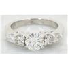 Image 8 : 1.13 ctw Diamond Ring - Platinum