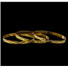 Image 1 : 18KT Yellow Gold Bracelet Set