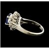 Image 3 : 2.00 ctw Sapphire and Diamond Ring - Platinum