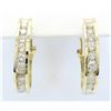 Image 5 : 1.40 ctw Diamond Earrings - 14KT Yellow Gold
