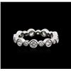 Image 2 : 18KT White Gold 1.25 ctw Diamond Ring