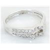 Image 3 : 0.45 ctw Diamond Ring - 18KT White Gold