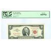 Image 1 : 1963 PCGS GN66PPQ $2 Red Seal Legal Tender Bank Note