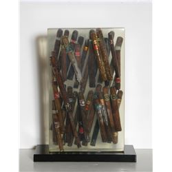 Arman, Waiting to Exhale, Accumulation of Cigars Sculpture