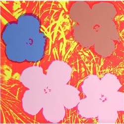 Andy Warhol, Flowers 10, Serigraph, Sunday B. Morning