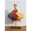 Image 1 : Sergio Bustamante, Flying Fish with Boy, Resin Sculpture