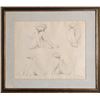 Image 1 : Francisco Zuniga, Study for Marbles, Ink Drawing