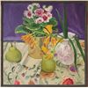 Image 1 : Alice Forman, Still Life with Flowers and Pears, Oil Painting