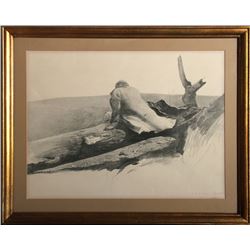 Andrew Wyeth, Study, Offset Lithograph