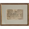 Image 1 : James Moore Preston, Shingle House and Windmill, The Hamptons, Long Island, Pencil Drawing