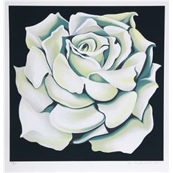 Lowell Blair Nesbitt, White Rose, Silkscreen