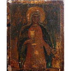 Unknown Artist - Madonna with Wine Glass, Oil Painting