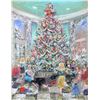 Image 1 : Kamil Kubik, Singing Christmas Carols around the Christmas Tree, Pastel Drawing