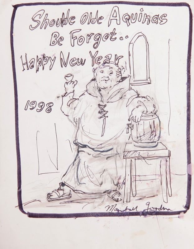 Marshall Goodman Shoulde Olde Aquinas Be Forgot Happy New Year