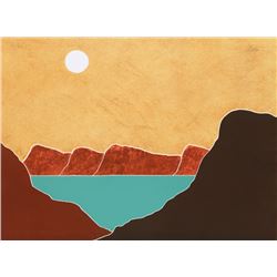 Peter Keefer, Taos Blue Lake, Serigraph