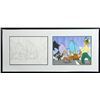 Image 1 : Disney Studios, Pirate Ship Race with Goofy, Animation Cel with Pencil Drawing