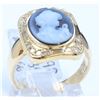 Image 4 : 14K YELLOW GOLD CAMEO RING