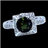 Image 1 : 1.84CT NATURAL GREEN TOURMALINE 14K W/G RING