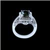 Image 2 : 1.84CT NATURAL GREEN TOURMALINE 14K W/G RING