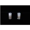 Image 3 : 18K White Gold And Diamond Earring Round Shape Diamond-0.44ct Baguette Shape Diamond-1.57ct  Weight-