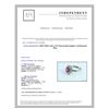 Image 3 : 1.33CT NATURAL CEYLON PINK SAPPHIRE 14K WHITE GOLD RING