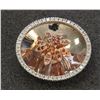 Image 2 : 14K WHITE AND ROSE GOLD PENDANT:8g/Diamond:0.43ct/Red Diamond:0.24ct